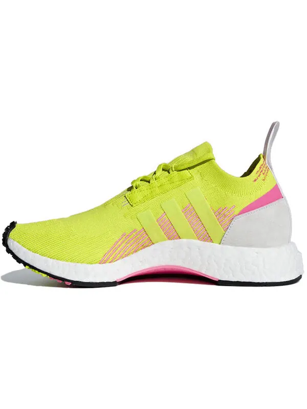 Кроссовки nmd racer primeknit Adidas — изображение 2 из 4, желтый