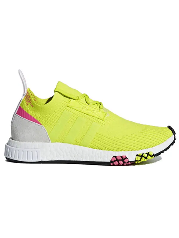 Кроссовки nmd racer primeknit Adidas — изображение 3 из 4, желтый