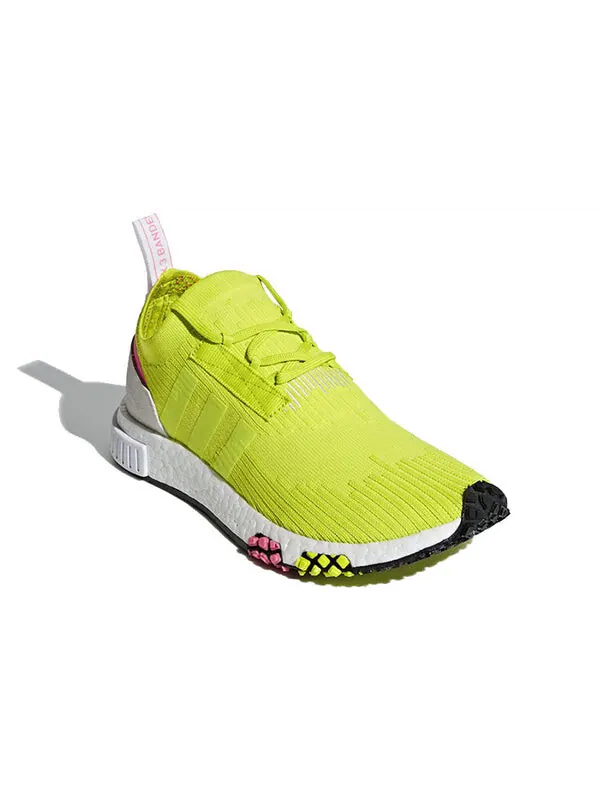 Кроссовки nmd racer primeknit Adidas — изображение 4 из 4, желтый