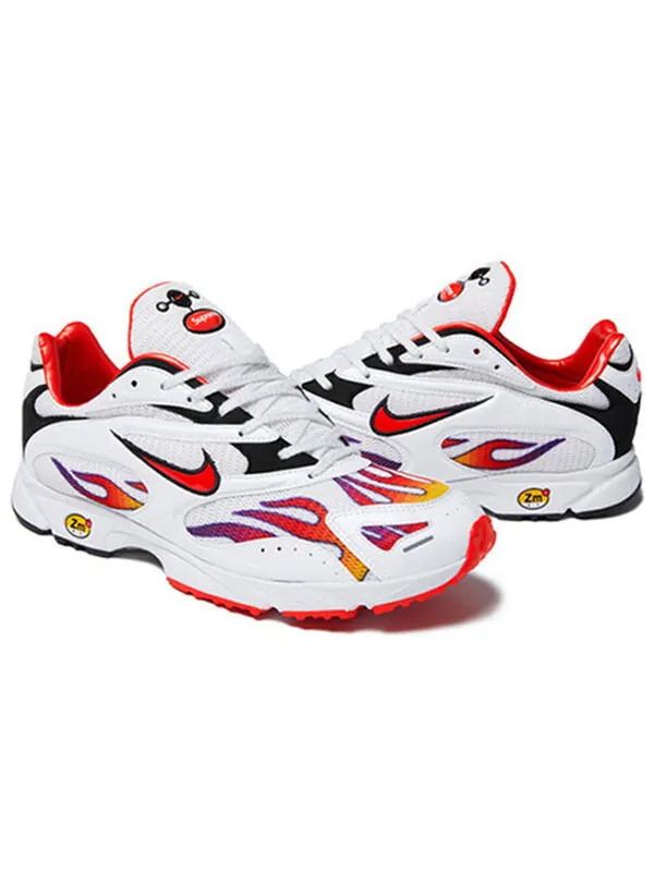 Кроссовки x supreme zoom streak spectrum plus Nike — изображение 3 из 4, белый/красный/черный
