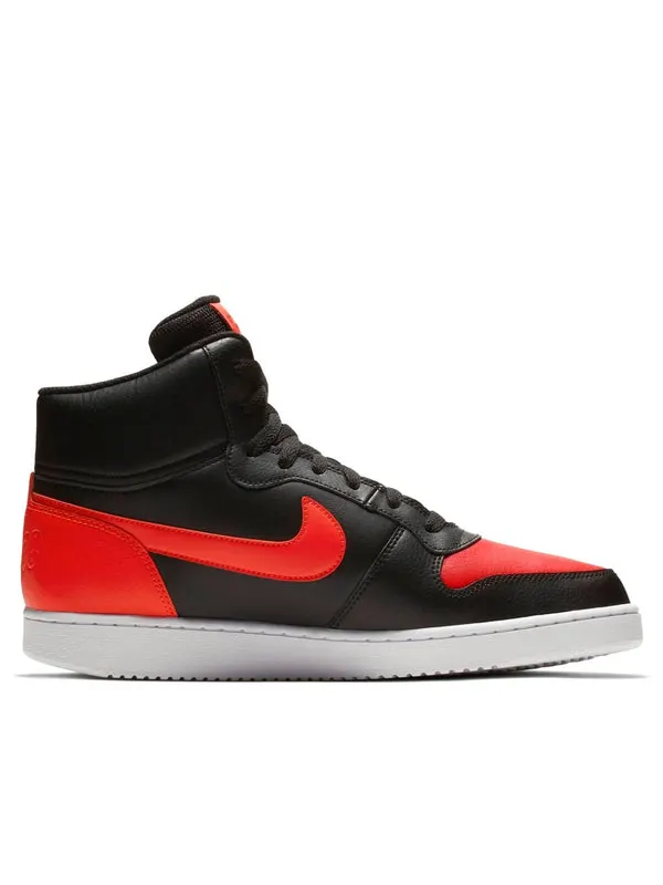 Кроссовки ebernon mid 'bred' Nike — изображение 2 из 4, черный/красный