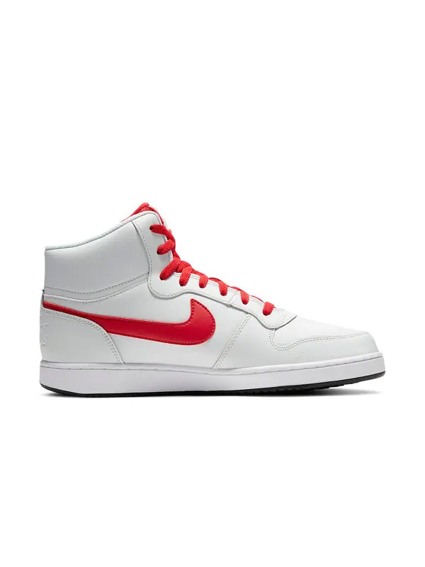Кроссовки ebernon mid красные Nike — изображение 2 из 4, белый/красный