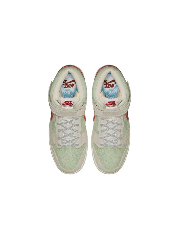 Кроссовки sb dunk mid Nike — изображение 3 из 4, белый/красный