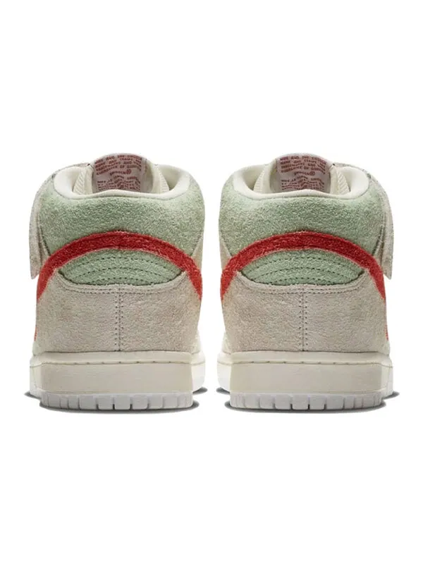 Кроссовки sb dunk mid Nike — изображение 4 из 4, белый/красный