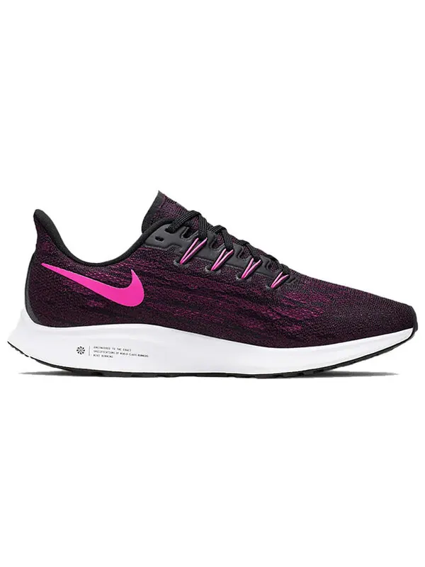 Кроссовки air zoom pegasus 36 Nike — изображение 2 из 4, черный/розовый--белый