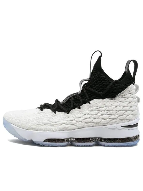 Кроссовки леброн 15 Nike — изображение 1 из 4, черный/белый