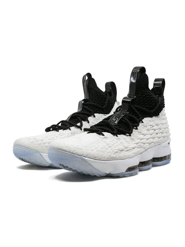 Кроссовки леброн 15 Nike — изображение 3 из 4, черный/белый