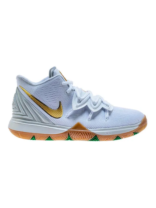 Кроссовки kyrie 5 Nike — изображение 2 из 4, белый/золотистый