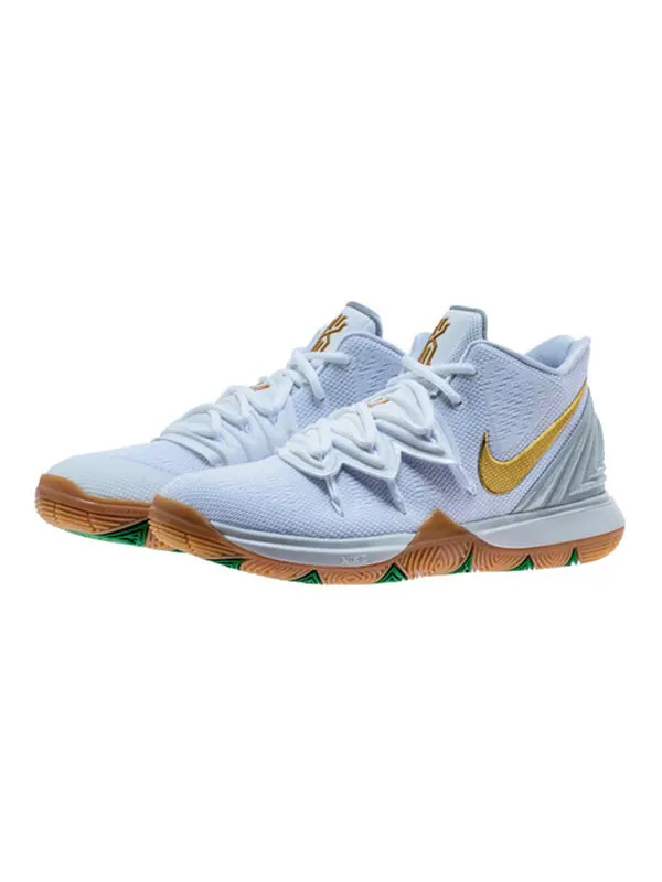 Кроссовки kyrie 5 Nike — изображение 3 из 4, белый/золотистый