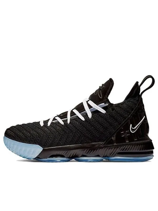 Кроссовки леброн 16 Nike — изображение 1 из 4, белый/черный