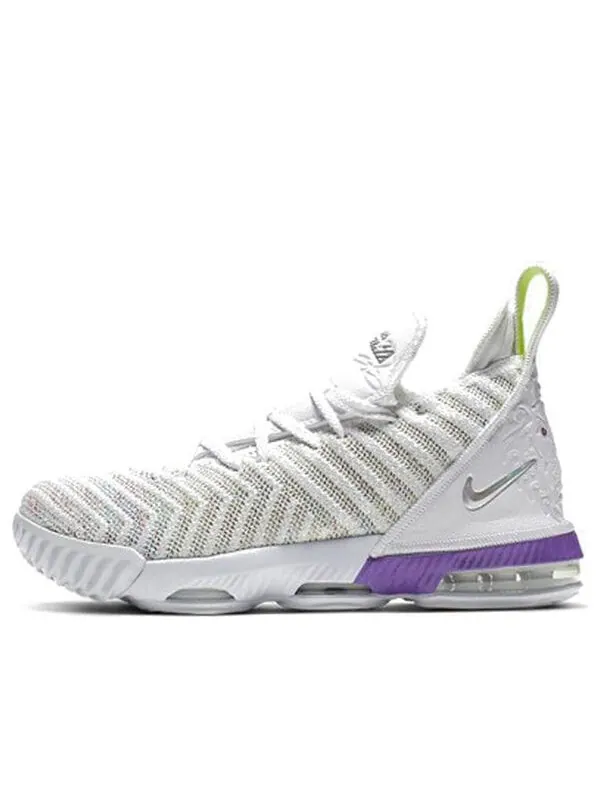 Кроссовки леброн 16 Nike — изображение 1 из 4, белый/серый