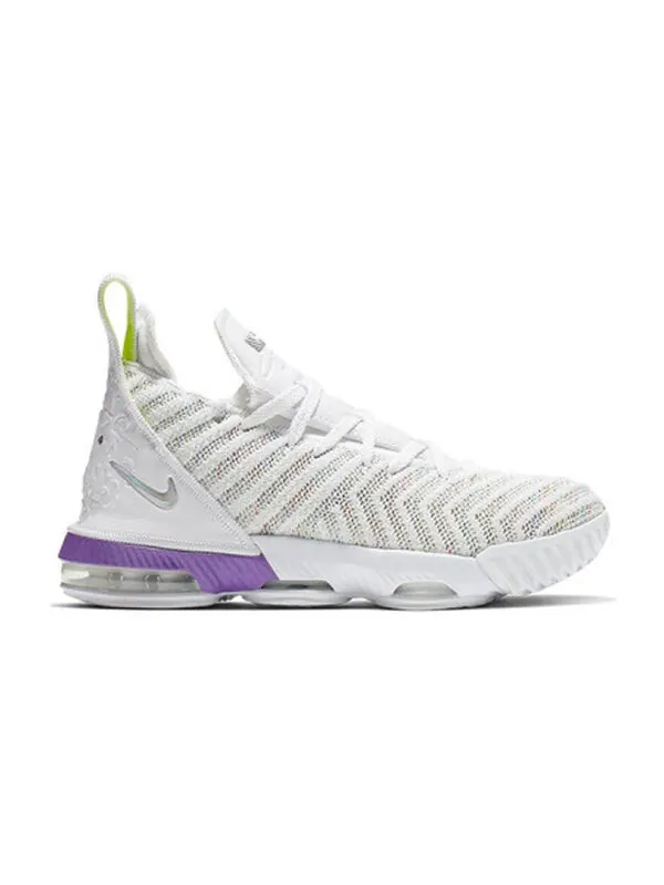 Кроссовки леброн 16 Nike — изображение 2 из 4, белый/серый