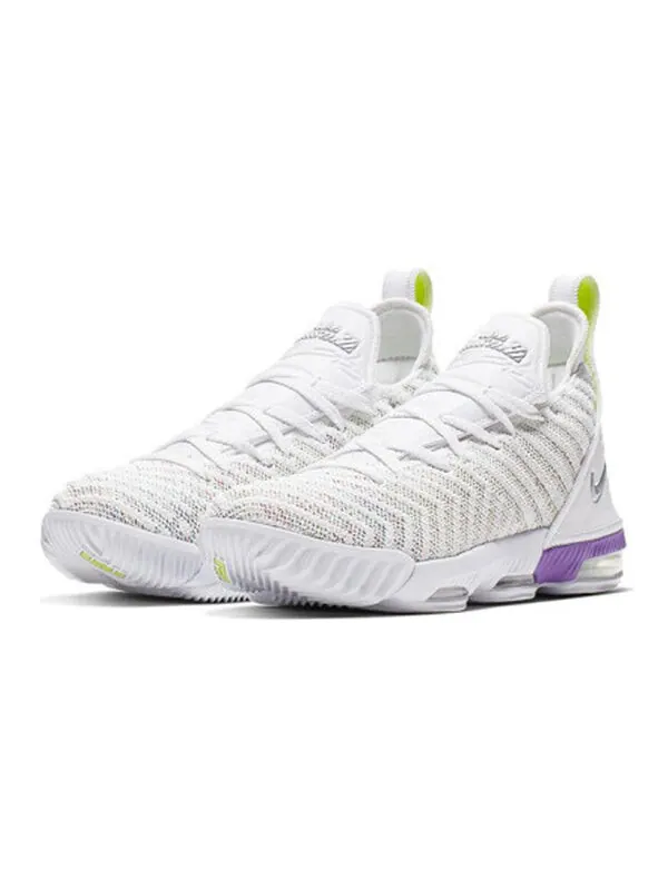 Кроссовки леброн 16 Nike — изображение 3 из 4, белый/серый