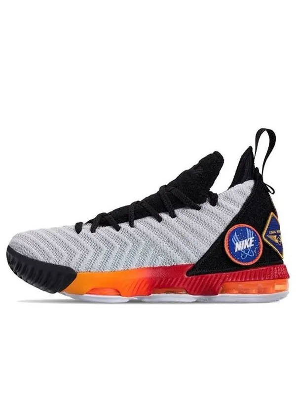 Кроссовки леброн 16 Nike — изображение 1 из 4, белый/желтый