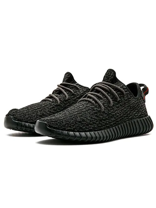 Кроссовки усилитель 350 Adidas Yeezy — изображение 2 из 4, черный/черный