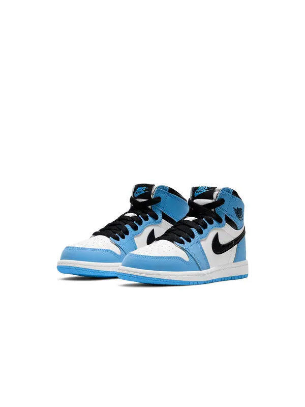 Кроссовки 1 ретро высокие og Air Jordan — изображение 3 из 4, белый/синий/черный