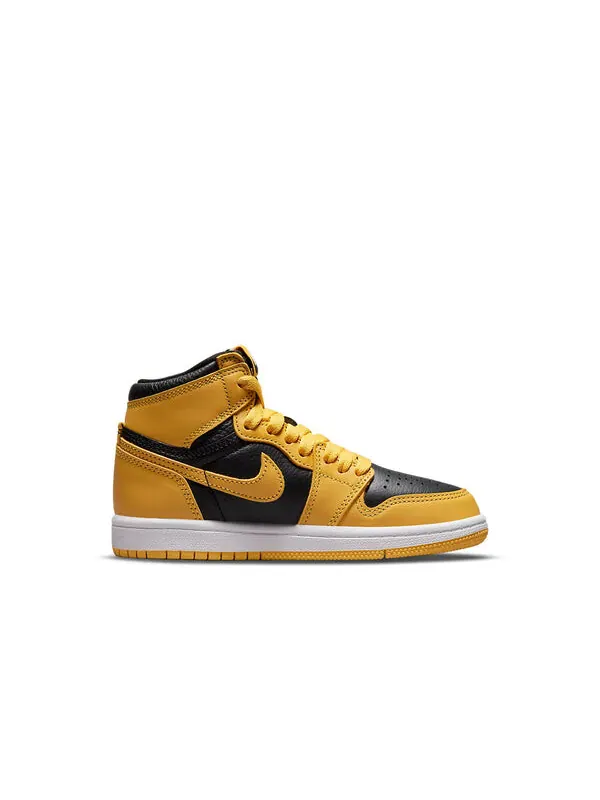 Кроссовки 1 ретро высокие og Air Jordan — изображение 2 из 4, черный/желтый