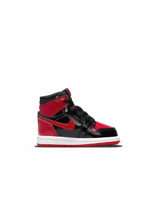 Кроссовки 1 ретро высокие og Air Jordan — изображение 2 из 4, черный/белый/красный