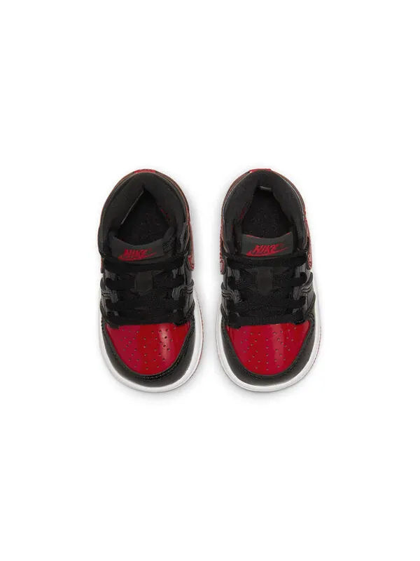 Кроссовки 1 ретро высокие og Air Jordan — изображение 4 из 4, черный/белый/красный