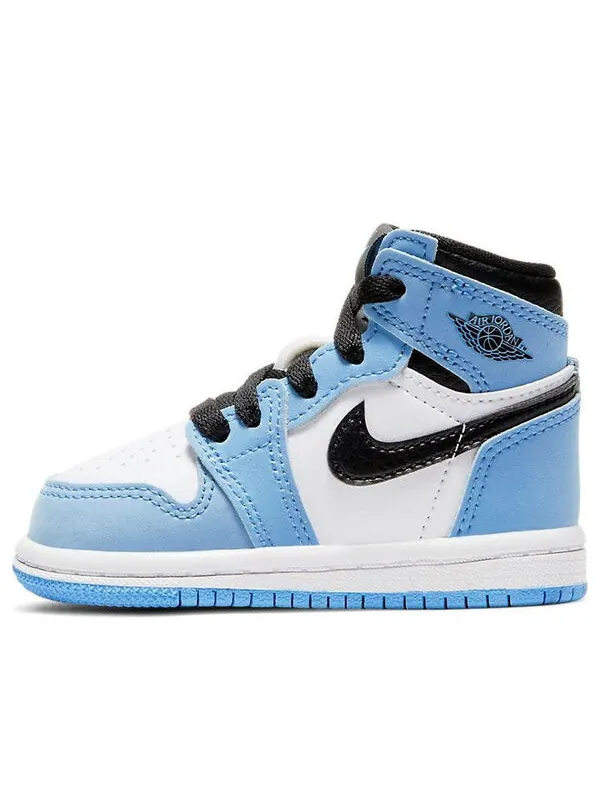 Кроссовки 1 ретро высокие og Air Jordan — изображение 1 из 4, белый/синий/черный