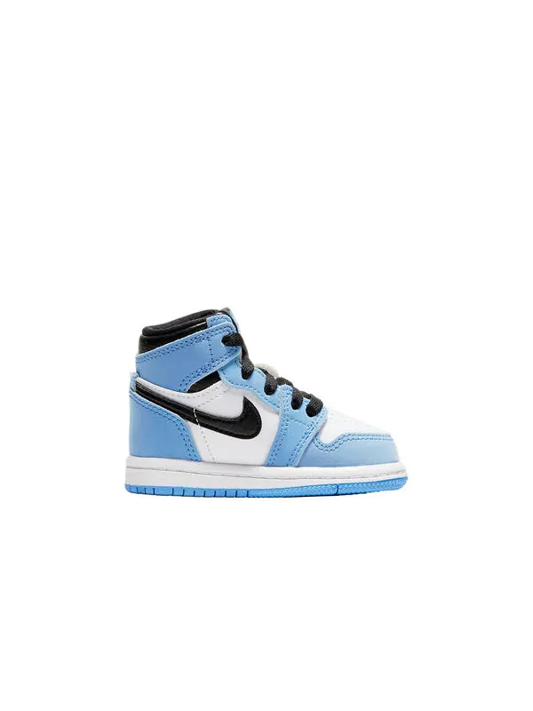 Кроссовки 1 ретро высокие og Air Jordan — изображение 2 из 4, белый/синий/черный
