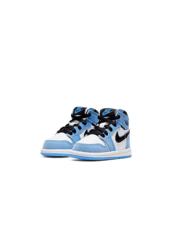 Кроссовки 1 ретро высокие og Air Jordan — изображение 3 из 4, белый/синий/черный