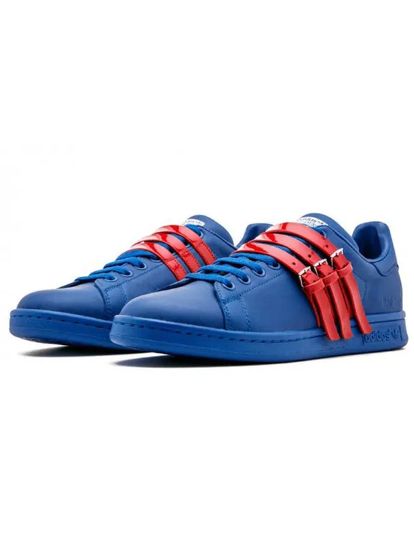 Кроссовки raf simons x originals stansmith stra Adidas — изображение 3 из 4, синий/красный