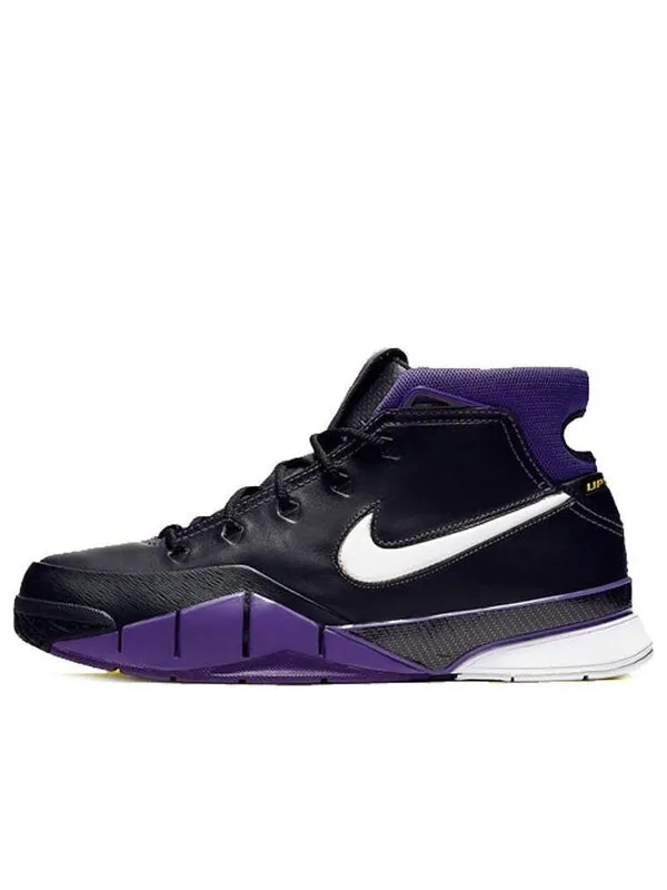 Кроссовки zoom kobe 1 protro Nike — изображение 1 из 4, черный/белый-фиолетовый