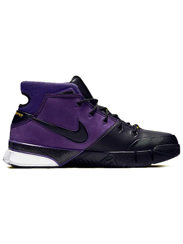 Кроссовки zoom kobe 1 protro Nike — изображение 2 из 4, черный/белый-фиолетовый