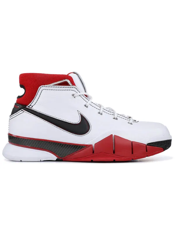 Кроссовки zoom kobe 1 protro Nike — изображение 2 из 4, белый/красный-черный