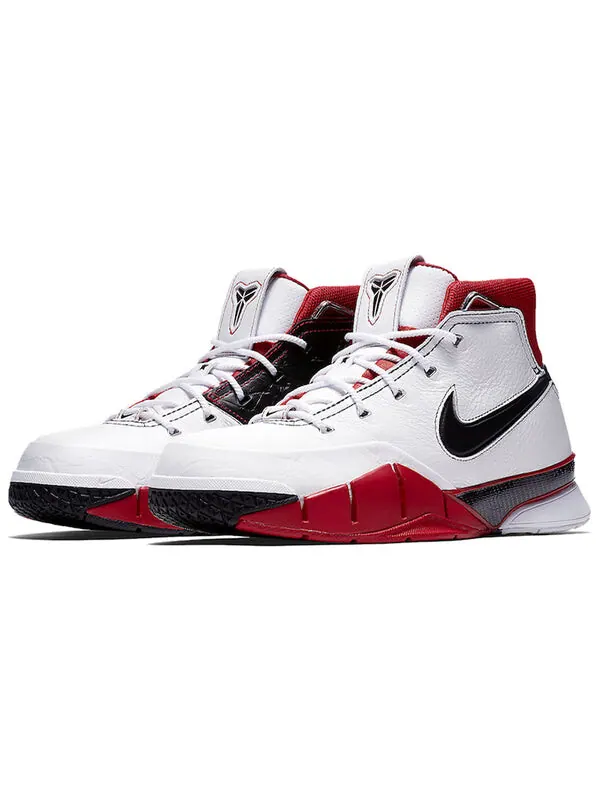 Кроссовки zoom kobe 1 protro Nike — изображение 3 из 4, белый/красный-черный