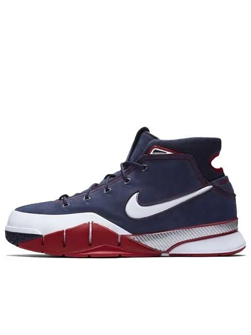 Кроссовки zoom kobe 1 protro Nike — изображение 1 из 4, белый/красный/синий