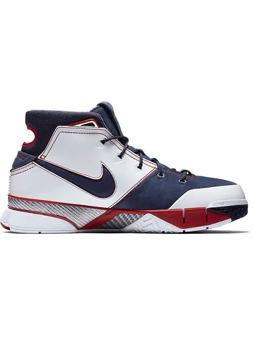 Кроссовки zoom kobe 1 protro Nike — изображение 2 из 4, белый/красный/синий