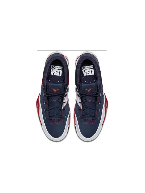 Кроссовки zoom kobe 1 protro Nike — изображение 4 из 4, белый/красный/синий