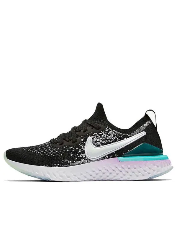 Кроссовки epic react flyknit 2 Nike — изображение 1 из 4, черный/белый
