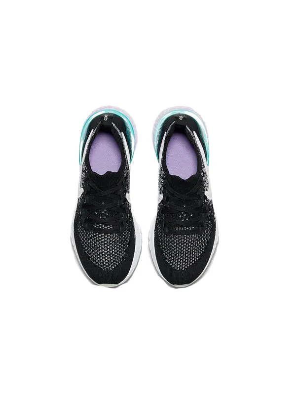 Кроссовки epic react flyknit 2 Nike — изображение 3 из 4, черный/белый