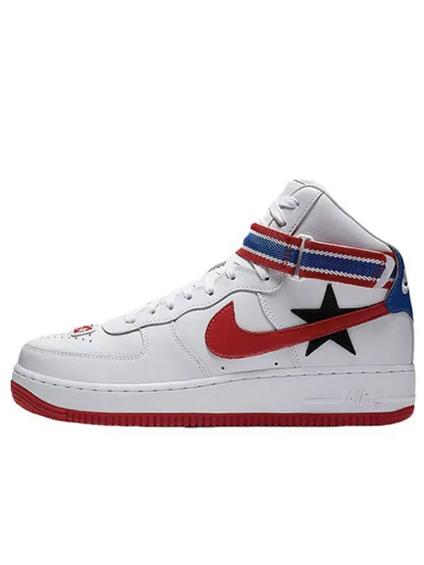 Кроссовки lab x riccardo tisci air force 1 высокие Nike — изображение 1 из 4, белый/красный-черный