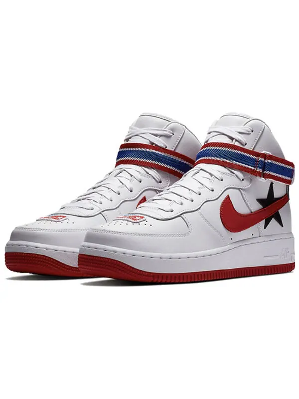 Кроссовки lab x riccardo tisci air force 1 высокие Nike — изображение 3 из 4, белый/красный-черный