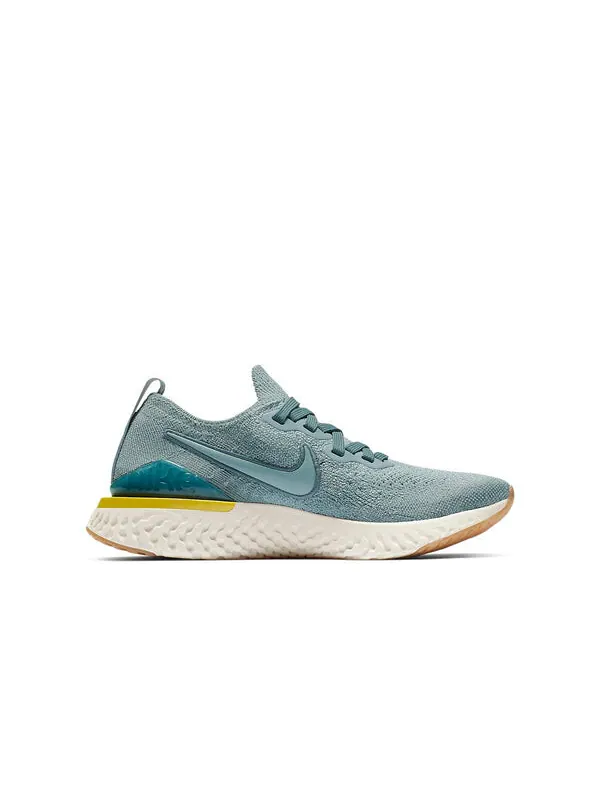 Кроссовки epic react flyknit 2 Nike — изображение 2 из 4, серый/черный/синий