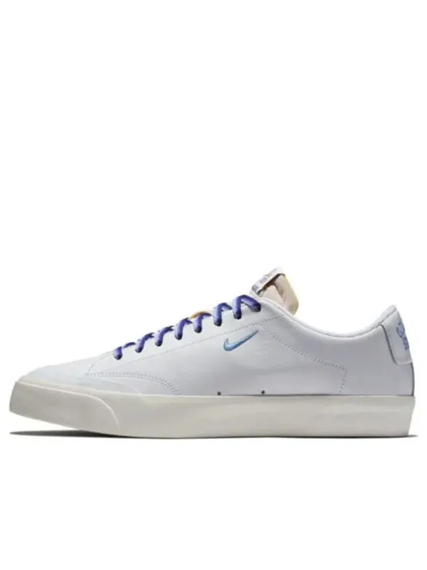 Кроссовки quartersnacks x sb blazer low xt Nike — изображение 1 из 4, белый/синий