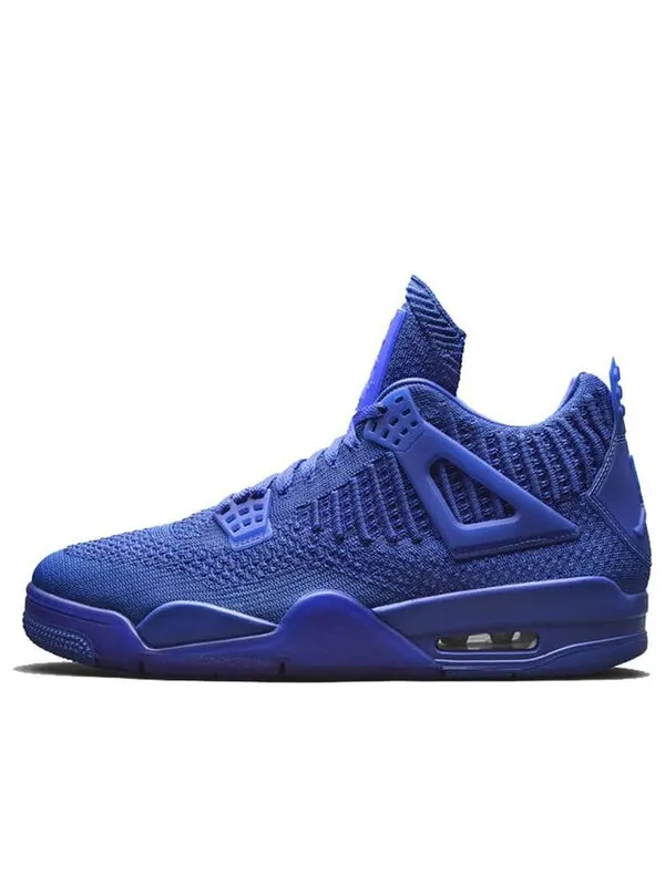 Кроссовки 4 flyknit 'hyper royal' Air Jordan — изображение 1 из 4, черный