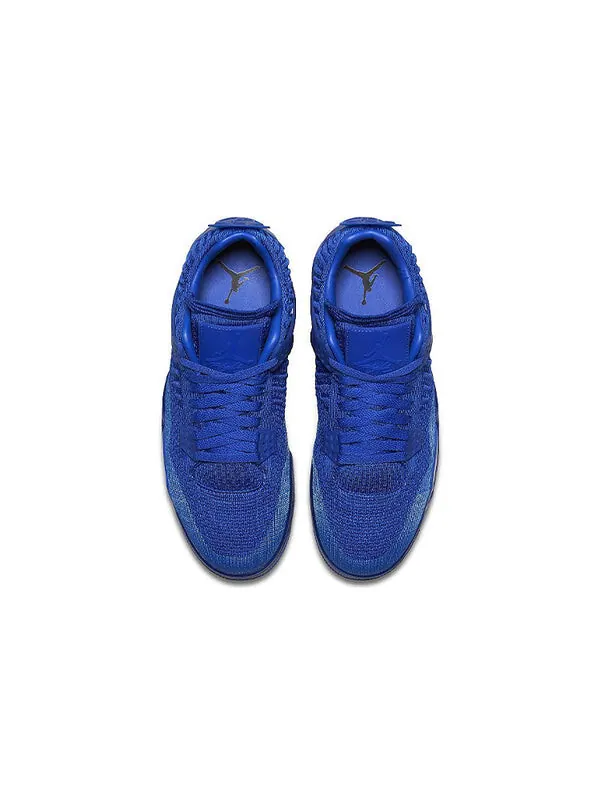 Кроссовки 4 flyknit 'hyper royal' Air Jordan — изображение 4 из 4, черный