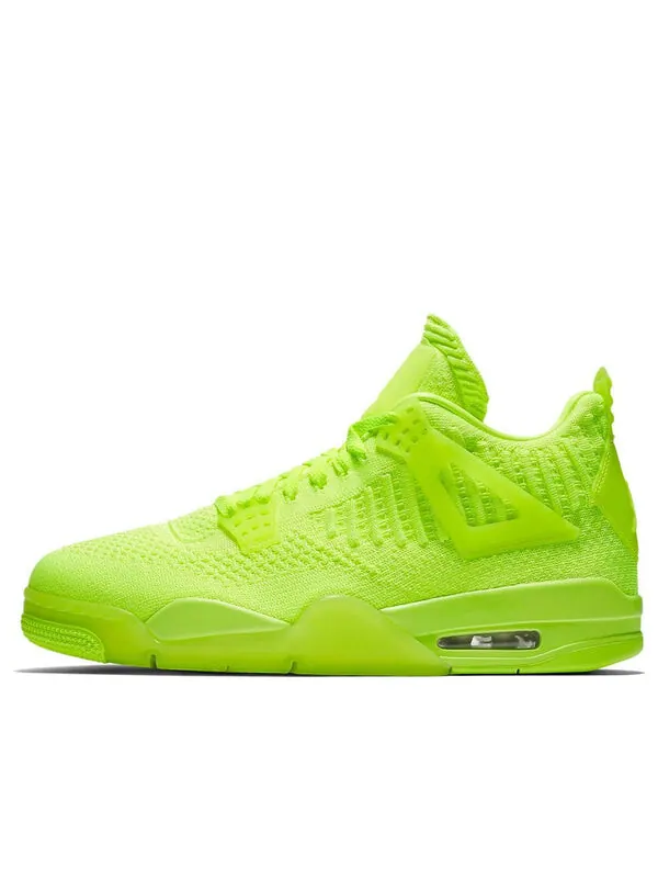 Кроссовки 4 flyknit 'volt' Air Jordan — изображение 1 из 4, черный