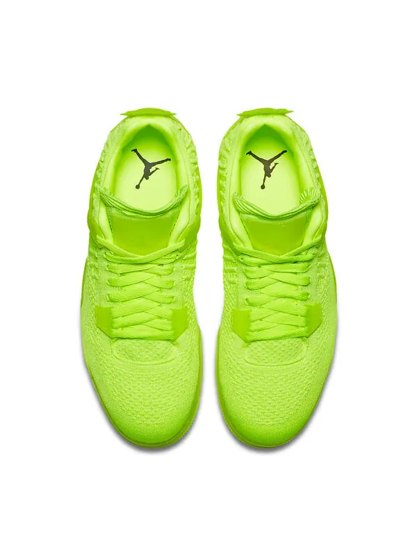 Кроссовки 4 flyknit 'volt' Air Jordan — изображение 4 из 4, черный