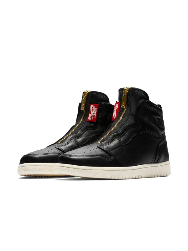 Кроссовки 1 ретро высокая молния Air Jordan — изображение 4 из 4, черный/красный