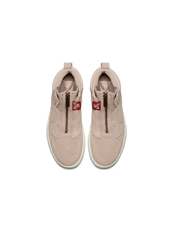 Кроссовки 1 высокая молния Air Jordan — изображение 4 из 4, бежевый