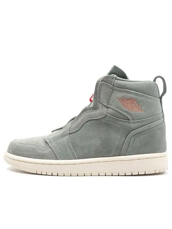 Кроссовки 1 ретро высокая молния Air Jordan — изображение 1 из 4, зеленый/красный