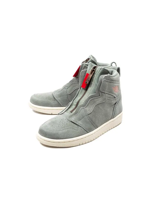 Кроссовки 1 ретро высокая молния Air Jordan — изображение 4 из 4, зеленый/красный