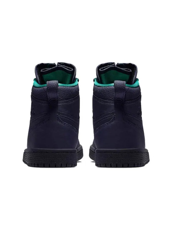 Кроссовки 1 ретро высокая молния Air Jordan — изображение 4 из 4, синий/зеленый-белый