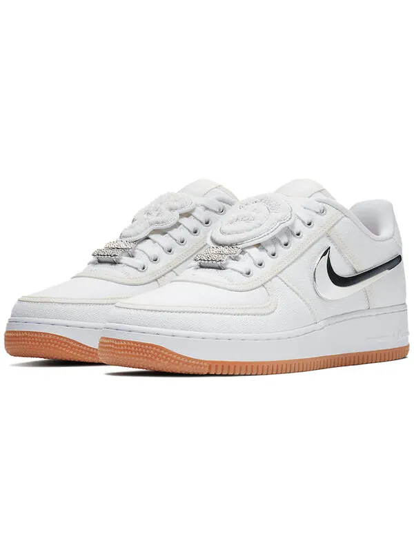 Кроссовки x travis scott air force 1 Nike — изображение 3 из 4, белый